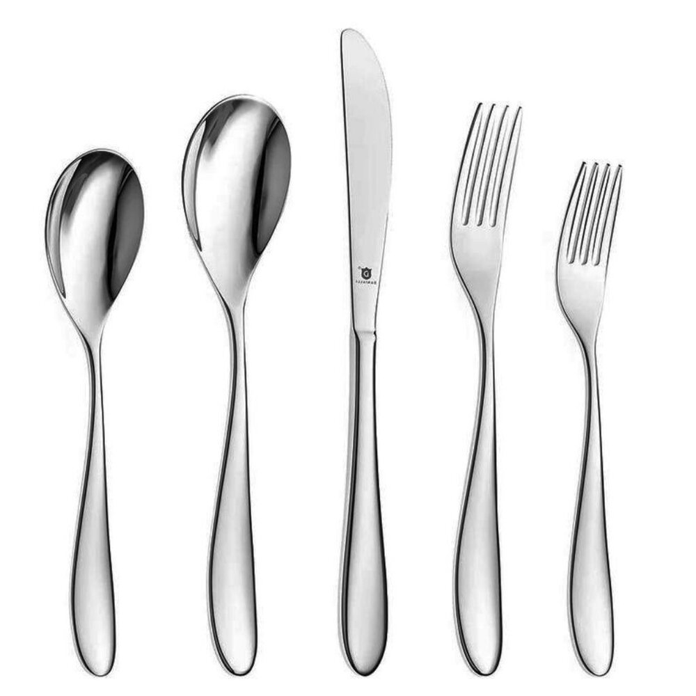 NWOT Danialli Marettimo Flatware Cutlery Fork Spoon Knife Set Stainless Steel 5